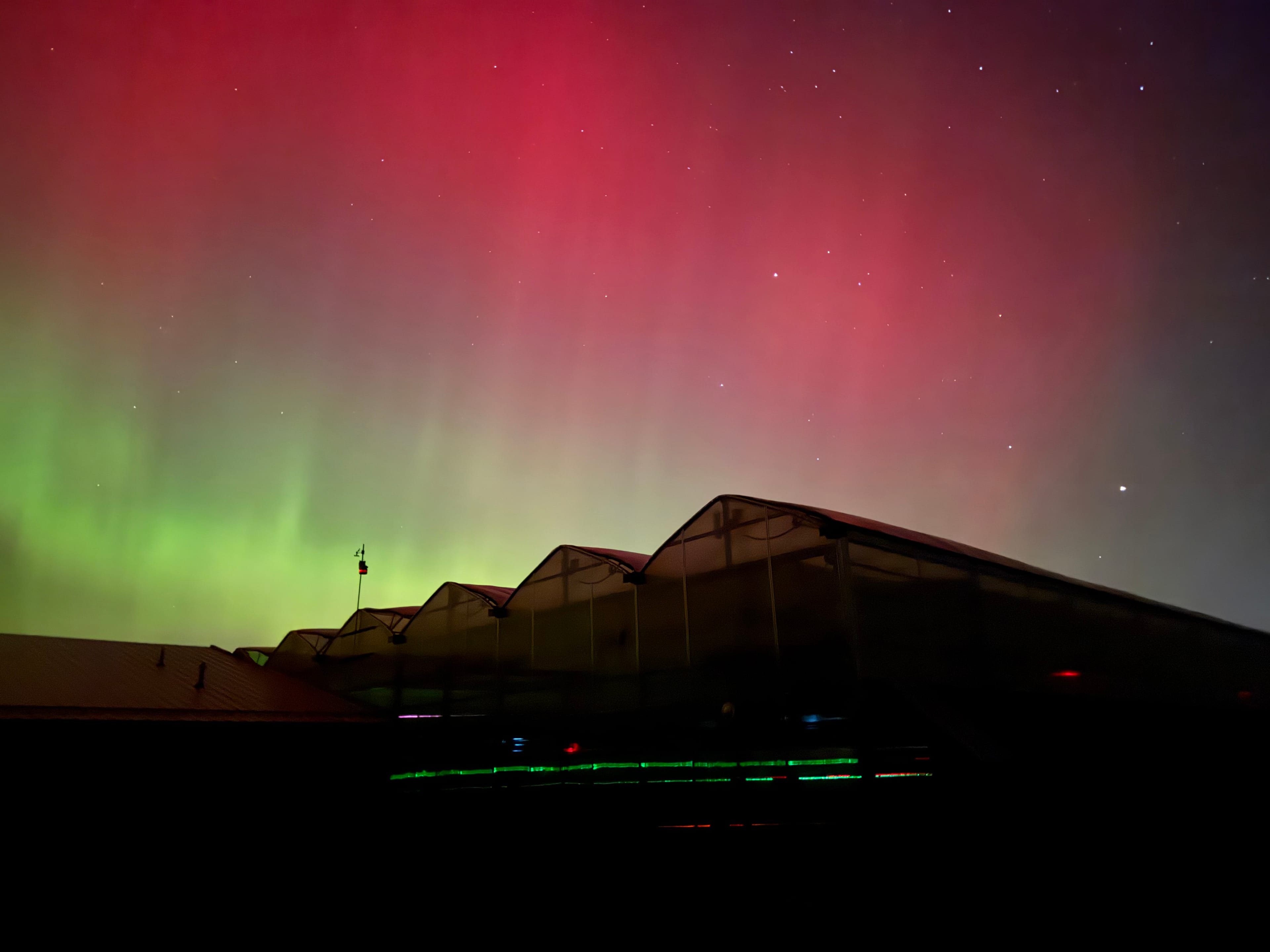 Montana Greenhouse & Aurora Borealis